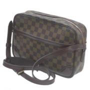 Louis Vuitton Vintage Pre-owned Tyg louis-vuitton-vskor Brown, Dam