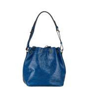 Louis Vuitton Vintage Pre-owned Laeder handvskor Blue, Dam