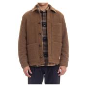 A.p.c. Brun knappad kappa Brown, Herr