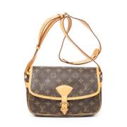 Louis Vuitton Vintage Pre-owned Canvas axelremsvskor Brown, Dam