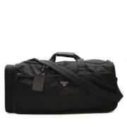 Prada Vintage Pre-owned Canvas resvskor Black, Dam