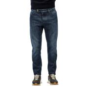 Incotex Skräddarsydda vanliga jeans Blue, Herr