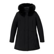 RefrigiWear Pälsjacka med Logosleeve Black, Dam