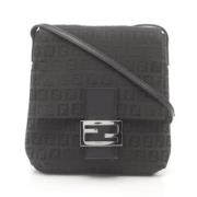 Fendi Vintage Pre-owned Laeder axelremsvskor Black, Dam