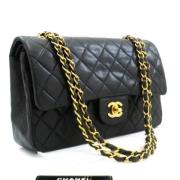 Chanel Vintage Pre-owned Laeder chanel-vskor Black, Dam