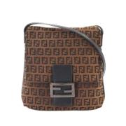 Fendi Vintage Pre-owned Canvas fendi-vskor Brown, Dam