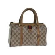 Gucci Vintage Pre-owned Canvas gucci-vskor Beige, Dam