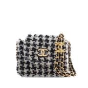 Chanel Vintage Pre-owned Tyg plnbcker Black, Dam