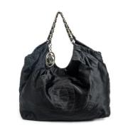 Chanel Vintage Pre-owned Canvas chanel-vskor Black, Dam