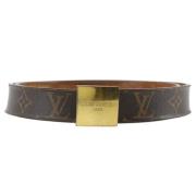 Louis Vuitton Vintage Pre-owned Tyg skrp Brown, Herr