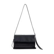 Proenza Schouler Stad Nylon Crossbody Väska Black, Dam