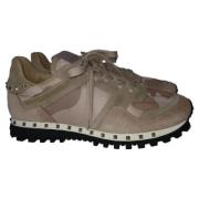 Valentino Vintage Pre-owned Mocka sneakers Pink, Dam