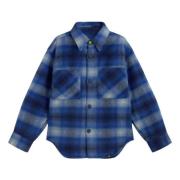 Barrow Klassisk Flanellskjorta Unisex Blue, Herr