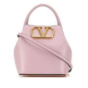 Valentino Vintage Pre-owned Laeder handvskor Pink, Dam