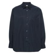 Comme des Garçons Navy Fosc Bomullsskjorta Blue, Herr