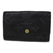 Louis Vuitton Vintage Pre-owned Tyg nyckelhllare Black, Dam