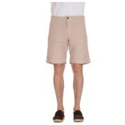 Myths Rosa Bomull Bermuda Shorts Beige, Herr