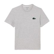 Lacoste Bomull T-shirt - Klassisk passform Gray, Herr