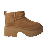 UGG Kamel Classic Ultra Mini New Heights Boot Brown, Dam