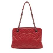 Chanel Vintage Pre-owned Laeder chanel-vskor Red, Dam