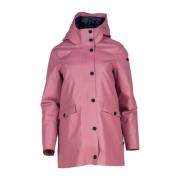 RRD Gummi dubbel parka jacka rosa quiltad Pink, Dam