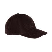 Brooks Brothers Basebollkeps i bomullscorduroy med logotyp Brown, Unis...