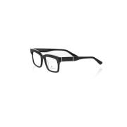 Frankie Morello Geometrisk Wayfarer Glasögon Svart Ram Black, Herr