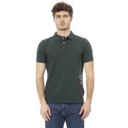 Baldinini Broderad Polo T-shirts Kortärmad Green, Herr