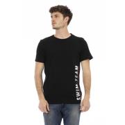 Bikkembergs Strandkläder T-shirt med frampress Black, Herr