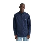 Gant Regular fit poplin skjorta Blue, Herr