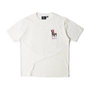 by Parra Face Ball Artwork T-Shirt White, Herr