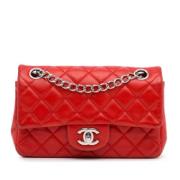 Chanel Vintage Pre-owned Laeder crossbodyvskor Red, Dam