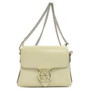 Gucci Vintage Pre-owned Laeder gucci-vskor Beige, Dam