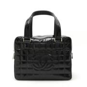 Chanel Vintage Pre-owned Tyg chanel-vskor Black, Dam