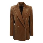 Max Mara Studio Brun Jacka Digione Brown, Dam