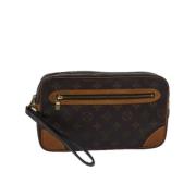 Louis Vuitton Vintage Pre-owned Canvas kuvertvskor Brown, Dam