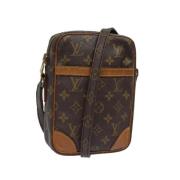 Louis Vuitton Vintage Pre-owned Canvas axelremsvskor Brown, Dam