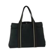 Hermès Vintage Pre-owned Canvas handvskor Black, Dam