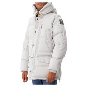 Parajumpers Beige Parka med Gul Detalj Beige, Herr