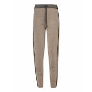 Liu Jo Sportiga Randiga Sweatpants Brown, Dam