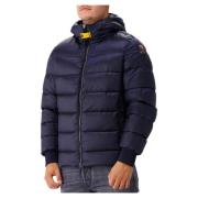 Parajumpers Marinblå Hooded Dunbomberjacka Blue, Herr