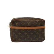 Louis Vuitton Vintage Pre-owned Canvas kuvertvskor Brown, Dam