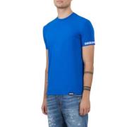 Dsquared2 Herr Rund Hals T-shirt Blue, Herr