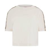 Guess Britney Crop Tee för kvinnor White, Dam