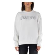 Guess Cecilia Crewneck Sweater White, Dam