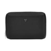 Guess Svart Kub Clutch Handväska Black, Herr