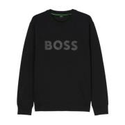 Hugo Boss Svart Sweatshirt Pulls & Gilets Black, Herr