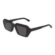 Mykita Modernt minimalistiska solglasögon Nima Black, Unisex