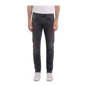 Replay Slim-fit Jeans i denim Gray, Herr