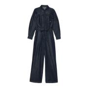 Timberland Denim jumpsuit med Refibra-teknik Blue, Dam